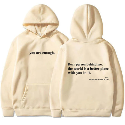 You Are Enough Hoodie