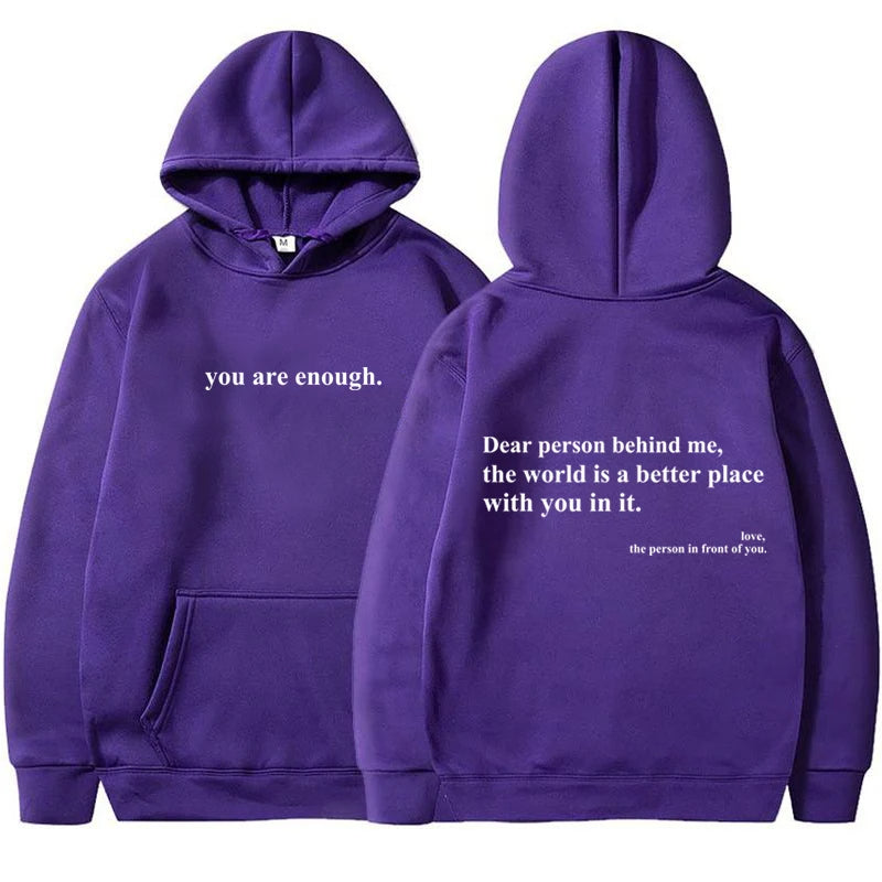 You Are Enough Hoodie